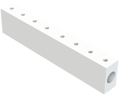 EASY LINK sistemos bėgelio vidinis sujungimas, baltas, K1002345B