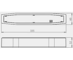 Intelight 7W avarinis/evakuacinis šviestuvas SUPREMA SO 150 M 3h AT IP54 NT, baltas