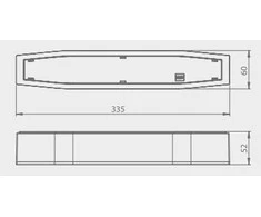 Intelight 7W avarinis/evakuacinis šviestuvas SUPREMA SO 150 M 3h AT IP54 NT, baltas