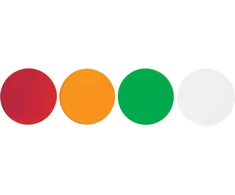 Filtrai, skirti 10W LED įsmeigiamam šviestuvui, baltos/žalios/geltonos/raudonos sp., E593