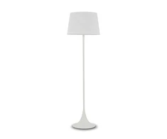 Ideal Lux Floor lamp with 1 light LONDON, E27, baltas