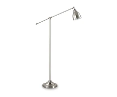 Ideal Lux Floor lamp with 1 light NEWTON, E27, nickel