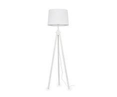 Ideal Lux Floor lamp with 1 light YORK, E27, baltas
