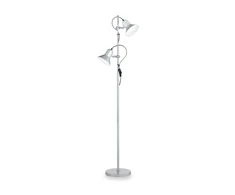 Ideal Lux Floor lamp with 2 lights POLLY, E27, sidabrinis color