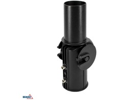 Bemko Gatvės šviestuvo (150W) montavimo adapteris, juodas