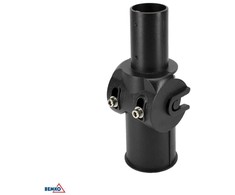 Bemko Gatvės šviestuvo (50W) montavimo adapteris, juodas