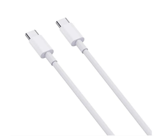 Greito įkrovimo laidas USB C, baltas, 1m