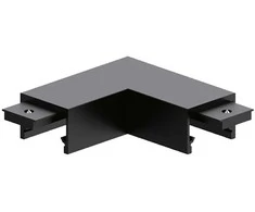 Horizontali jungtis magnetiniam bėgeliui SLIM MAGNETIC, juoda, 02/0515