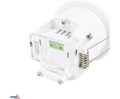 Įleidžiamas būvio daviklis, baltas, IP54, max 1000W, 360°, max 6m