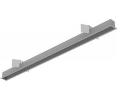 Įleidžiamas linijinės sistemos bėgelis OFFICE LINEAR, pilkas, DALI