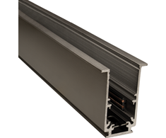 Įleidžiamas magnetinės sistemos ZAMBELIS bėgelis, tamsaus sidabro sp., 48V, 3m, 2084NCK-3