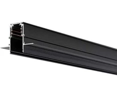 Įleidžiamas magnetinis bėgelis MAGNETIC, juodas, 1m