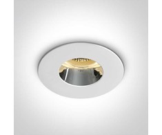 Įleidžiamas šviestuvas, GU10, baltos/chromo sp., 10105MD/W/C