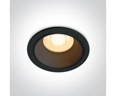 Įleidžiamas šviestuvas, GU10, juodas, 10103G1/B