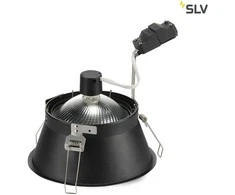 slv Įleidžiamas šviestuvas HORN-T, juodas, GU10