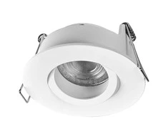 Įleidžiamas šviestuvas SPOT, GU10, baltas, IP65, su 4,5W 2700K LED lempute, 3vnt. rinkinys