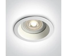 Įleidžiamas šviestuvas, GU10, baltas, 10105R2/W