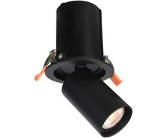 Lubinis šviestuvas Italux Įleidžiamas šviestuvas Termo SPL-50310-1R BK