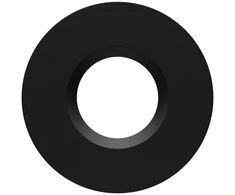 Įleidžiamo šviestuvo žiedas SP CBO IP65/5X RING FIX ROUND, juodas