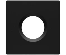 Įleidžiamo šviestuvo žiedas SP CBO IP65/5X RING FIX SQUARE, juodas