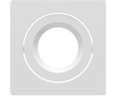 Įleidžiamo šviestuvo žiedas SP CBO IP65/5X RING ADJ SQUARE, baltas