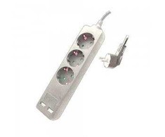 Ilgintuvas 3-vietis V-TAC, 2usb jungtys, 3G1.5MM2 X 5M, baltas
