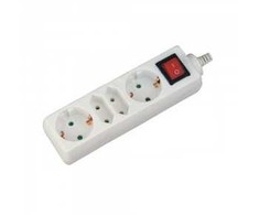 Ilgintuvas 4-vietis V-TAC, su jungikliu, (3G1.5MM2 X 1.5M)