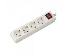 Ilgintuvas 4-vietis V-TAC, su jungikliu, 3G1.5MM2 X 5M