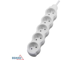 Bemko Ilgintuvas, 5-vietis, 1,5m, baltas, max 3500W