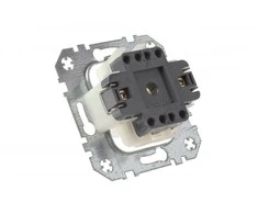 Liregus Jungiklis EPSILON, 1 klavišo, be rėmelio, su baltos sp. LED, baltas