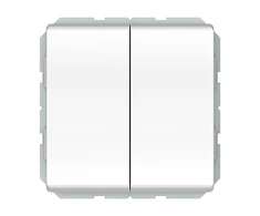 Jungiklis VILMA STANDARD ST 150, 2 klavišų, be rėmelio, baltas