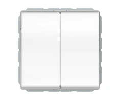 Jungiklis VILMA STANDARD ST 150, 2 klavišų, IP44, be rėmelio, baltas