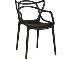 King Home Kėdė HILO PREMIUM, juoda, plastikinė