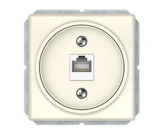 Kompiuterio lizdas VILMA STANDARD ST 150 be rėmelio, 1 vietos (1xRJ45 CAT5E UTP), dramblio kaulo spalvos