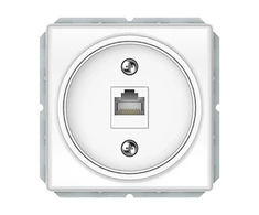 Kompiuterio lizdas VILMA STANDARD ST 150 be rėmelio, 1 vietos (1xRJ45 CAT5E UTP), baltas