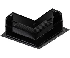 L tipo įleidžiamo magnetinio bėgelio sujungimas MAGNETIC, juodas