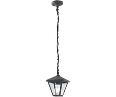 Lauko pakabinamas šviestuvas PRISMA, antracito sp., 1xE27, IP44