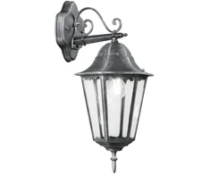 Lauko sieninis šviestuvas FIRENZE, juodos/sidabro sp., 1xE27, IP44