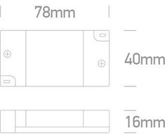 LED dimeris, 12-24V, DALI/PUSH, 89100L