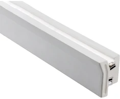 LED gipsinis profilis su dangteliu PROFY, baltas, 1m