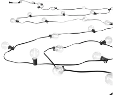 LED girlianda PICNIC, juoda, 25xE12, 7.6m