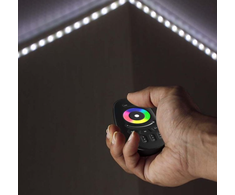 V-tac LED juostos nuotolinio valdymo pultas, skirtas RGB+W juostai, juodas