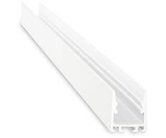 LED juostos paviršinis profilis SLOT SUR D16 x D22, baltas, 2m, su dangteliu ir užbaigimais, 307152