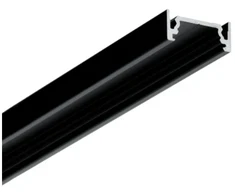 LED juostos paviršinis profilis SURFACE10.v2, juodas, 3m