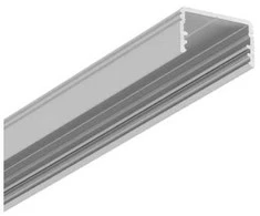 Bikuvalt LED juostos paviršinis profilis UNI14 BC3/Y, anoduoto aliuminio, 2m
