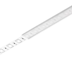 Bikuva.lt LED juostos profilio dangtelis A, matinis, 2m