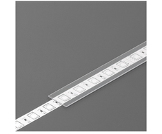 LED juostos profilio dangtelis A1 SLIDE, skaidrus, 2m