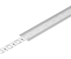 Bikuva.lt LED juostos profilio dangtelis A1 SLIDE, matinis, 2m