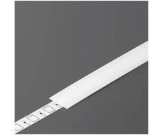 Bikuva.lt LED juostos profilio dangtelis A1 SLIDE, baltas, 2m