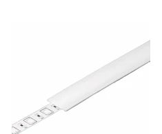Bikuva.lt LED juostos profilio dangtelis A1 SLIDE, baltas, 2m